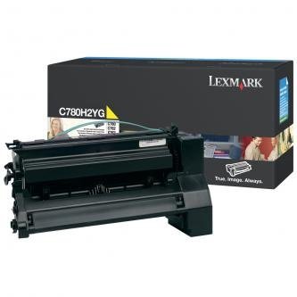 Lexmark oryginalny toner C780H2YG. yellow. 10000s. Lexmark C780. C782. X782 C780H2YG