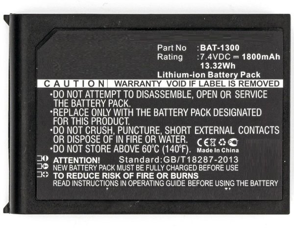 Części / CoreParts / zamiennik / Battery for Bluebird Scanner 13.3Wh Li-ion 7.4V 1800mAh Black, Pidion BIP-1300