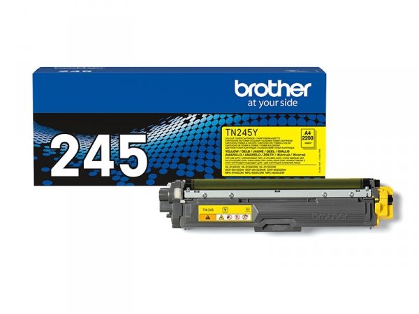 Brother oryginalny toner TN245Y. yellow. 2200s. Brother HL-3140CW. 3170CW TN245Y