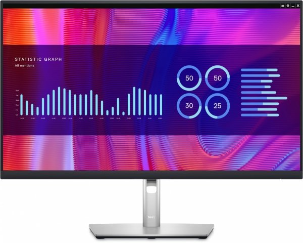 Monitor P2723DE 27 cali IPS LED QHD (2560x1440)/16:9/HDMI/DP/USB-C/4xUSB 3.2/RJ45/3Y AES&PPG