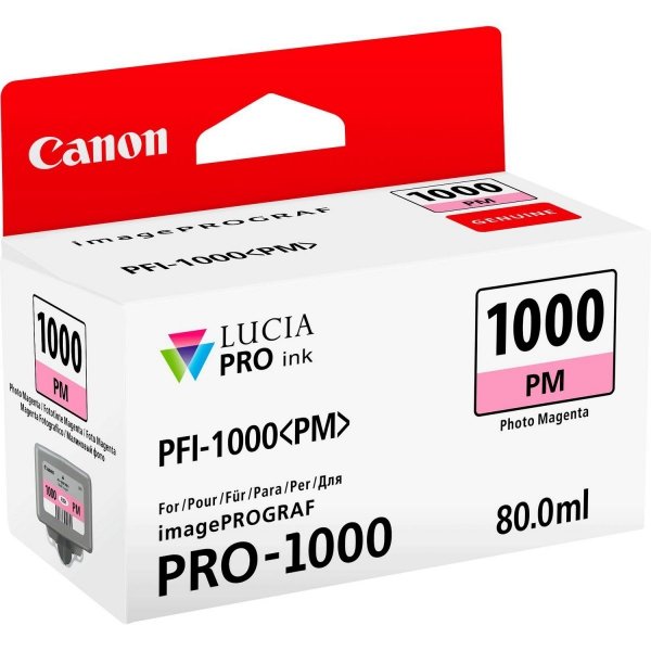 Canon oryginalny wkład atramentowy / tusz PFI-1000 Photo Magenta 0551C001