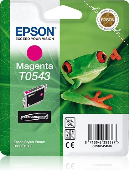 Tusz EPSON C13T054340. magenta. 400s. 13ml. Epson Stylus Photo R800. R1800 C13T05434010