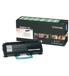 Toner Lexmark E460X11E, black, 15000s, extra duża pojemnośÄ‡, return, Lexmark E460DW, O