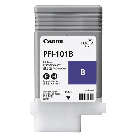Tusz Canon PFI101 Blue. blue. 130ml. 0891B001. ploter iPF-5000 0891B001