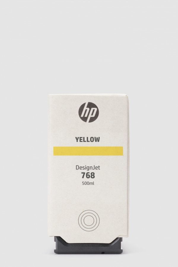 Tusz HP do plotera pigmentowy YELLOW, 768, 500ml (pasuje do Designjet XL 3800) 4S5B4A