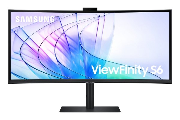 Monitor 34 cale ViewFinity S65VC VA 3440x1440 UWQHD 21:9 1xHDMI 1xDP 1xUSB-C (90W) 2xUSB 3.0 LAN (RJ45) 5ms HAS Webcam Głośniki zakrzywiony 3YOS