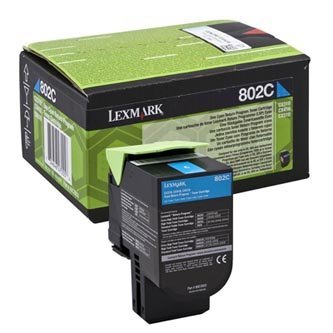 Toner Lexmark 80C20C0, cyan, 1000s, return, Lexmark CX310dn, CX310n, CX410de, CX410 80C20C0