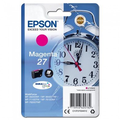 Tusz EPSON 27 Alarm Clock 3.6ml MG C13T27034012