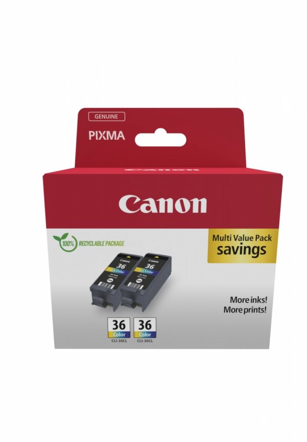 Tusz Canon CLI-36 CL TWIN 1511B025