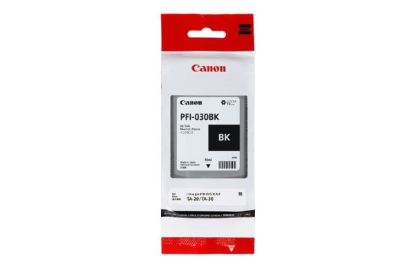 Tusz Canon PFI-030BK, black, 55ml, 3489C001, Canon iPF TA-20, iPF TA-30