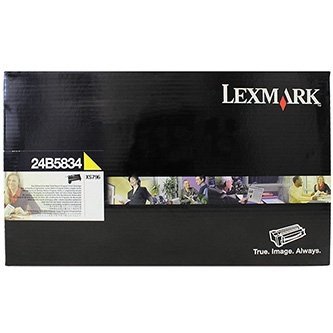 Lexmark oryginalny toner 24B5834, yellow, 18000s, return, extra duża pojemnośÄ‡, Lexmark XS796de,XS796dte 24B5834