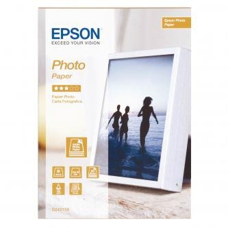 EOL - wycofany z oferty - Epson Photo Paper, foto papier, połysk, biały, Stylus Color, Photo, Pro, 13x18cm, 5x7&quot;, 194 g/m2, 50 szt., C13S042158, atrament