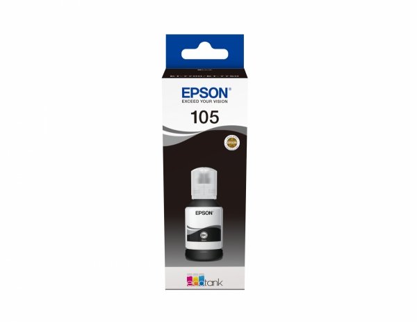Tusz EPSON C13T00Q140, 105, black, 140ml, Epson EcoTank ET-7700, ET-7750 Express Premium ET-7750