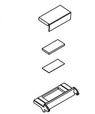 Części / Kyocera-Mita / SEPARATION PAD 303LJ94130, Multifunctional,  Części / Kyocera-Mita /, FS-1028MFP / DP-110, 1 pc(s)