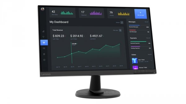 Monitor 23.8 cala ThinkVision C24-40 WLED 63DCKAT6EU