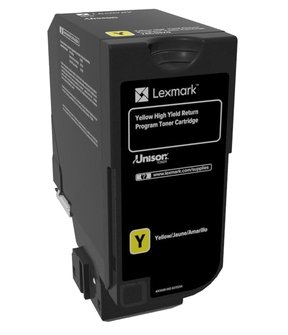 Toner Lexmark 84C2HY0, yellow, 16000s, return, Lexmark CX725de, CX725dhe, CX725dthe 84C2HY0