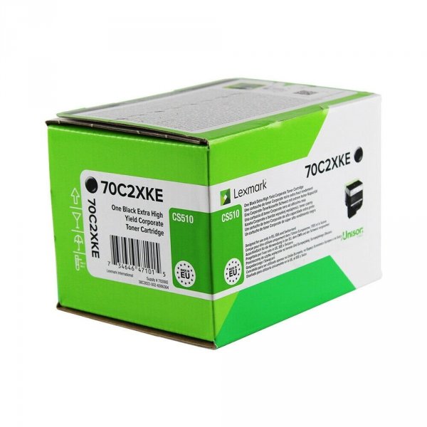 Toner Lexmark 702XKE Corporate-Kassette Schwarz / 4000 70C2XKE