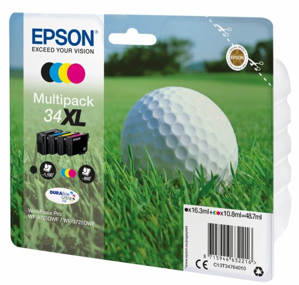 Tusz EPSON 34XL Golf Ball CMYK