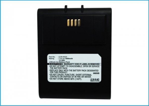 Części / CoreParts / zamiennik / Battery for Payment Terminal 13Wh Li-ion 7.4V 1800mAh Black, for VeriFone