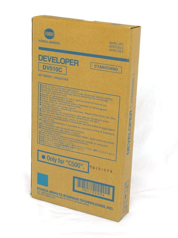 Developer Kyocera DV-510C, 302F393042, cyan, 200000s, Kyocera FS-C5015, C5020, C5025, C5030 302F393042