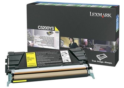Toner Lexmark C5200YS. yellow. 1500s. return. Lexmark C530 C5200YS