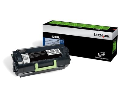 Toner Lexmark 52D2H0L, black, 25000s, 522HL, return, extra duża pojemnośÄ‡, Lexmark MS711DN, MS710DN 52D2H0L