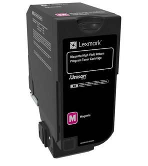 Toner Lexmark 74C2HM0, magenta, 12000s, high capacity, Lexmark CS 720, 725, CX 725 74C2HM0