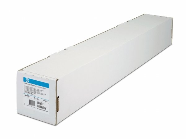 Papier do plotera / HP / 914/22.9/Clear Film, matowy, 36&quot;, C3875A, 174 g/m2, Folia, 914mmx22.9m, przezroczysta, do drukarek atramentowych, rolka, Folia