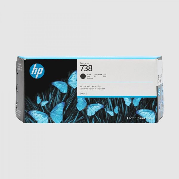 Tusz HP pigmentowy MATTE BLACK HP 738, 300ml (pasuje do Designjet T850/T950)
