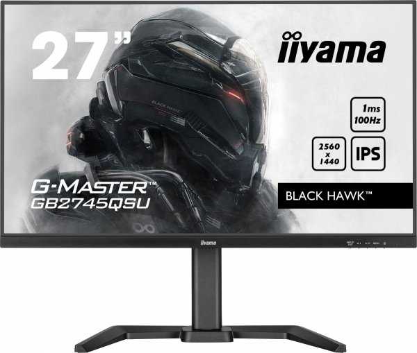 Monitor 27 cali G-Master GB2745QSU-B1 IPS,QHD,100Hz,1ms,2xUSB,2x2W,FreeSync,  HAS(150mm)