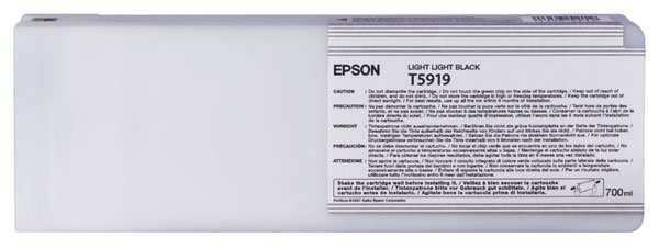 Epson oryginalny wkład atramentowy / tusz C13T591900. light light black. 700ml. Epson Stylus Pro 11880 C13T591900