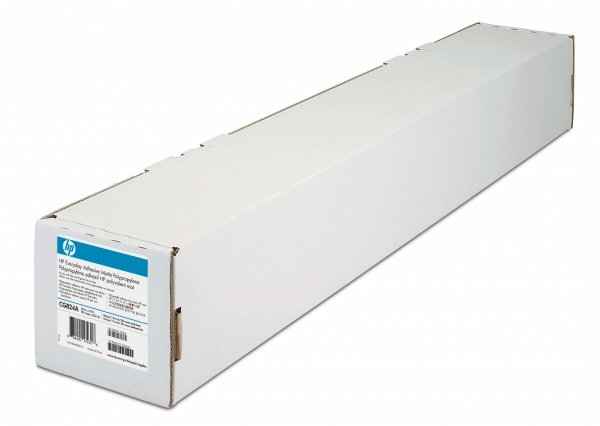 Papier do plotera / HP / 610/22.9/Everyday Adhesive Matte Polypropylene, matowy, 24&quot;, 2-pack, C0F18A, 120 g/m2, papier, 610mmx22,9m, biały, do drukarek
