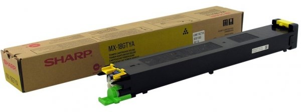 Toner SHARP MX-18GTYA, yellow, 10000s