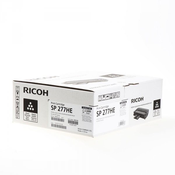 Ricoh oryginalny toner 408160, black, 2.600s, SP277HE, Ricoh Ricoh SP 277 serie 408160