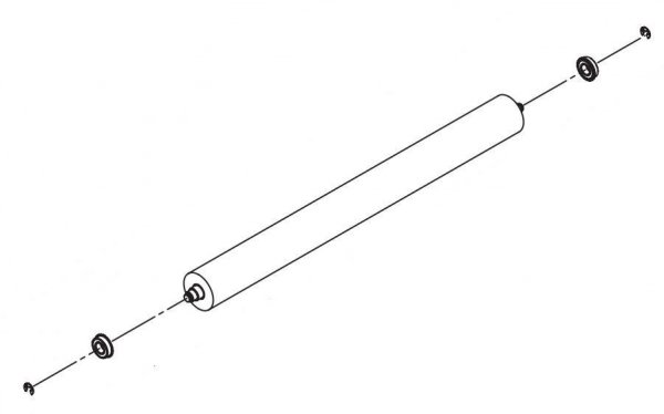 Części / Kyocera-Mita / PARTS,ROLLER PRESS SP 302GR94280, 1 pc(s) 