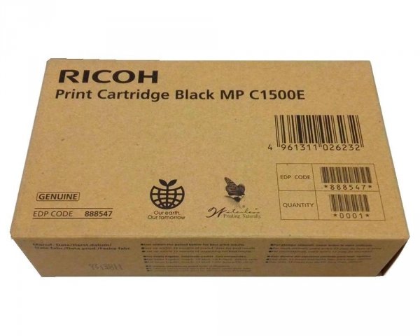 Ricoh oryginalny tusz 888547, black, 9000s, Ricoh MP C 1500 888547