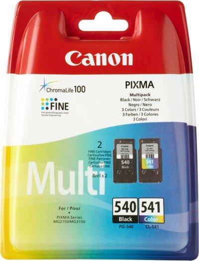 Canon oryginalny wkład atramentowy / tusz PG540/CL541 multipack. black/color. 5225B006. Canon Pixma MG2150. 3150 5225B006