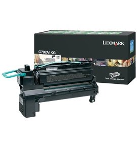 Toner Lexmark C792A1KG. black. 6000s. Lexmark C792. X792 C792A1KG