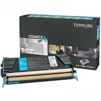 Toner Lexmark C5340CX. cyan. 7000s. return. Lexmark C534x C5340CX