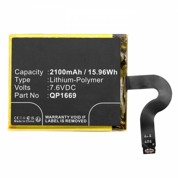 Części / CoreParts / zamiennik / Battery for Sunmi Payment  Terminal 15.96Wh 7.6V 2100mAh  