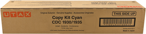 Utax oryginalny toner 653010011. cyan. 15000s. Utax CDC 1930. 1935. TA DC C2930. C2935 653010011