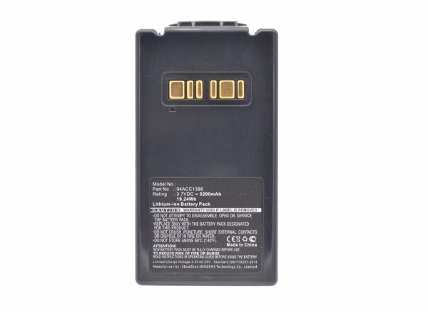 Części / CoreParts / zamiennik / Battery for Datalogic Scanner 19Wh Li-ion 3.7V 5200mAh  Black, Falcon X3, Falcon X3+, Falcon X3 Plus, Falcon X4
