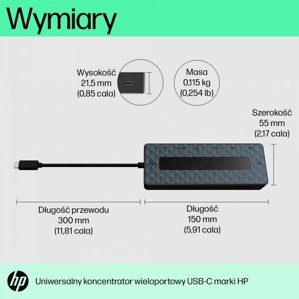 Stacja dokująca HP HP Univ USB-C Multiport Hub