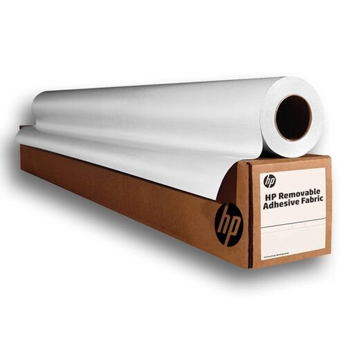 HP 1524/30.5/Removable Adhesive Fabric, 60&quot;, 8SU09A, 289 g/m2, płótno, 1524 mm x 30.5 m, białe, do drukarek atramentowych, rolka