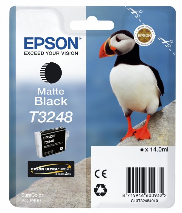 Tusz EPSON C13T32484010. czarny mat. 14ml. Epson SureColor SC-P400 C13T32484010