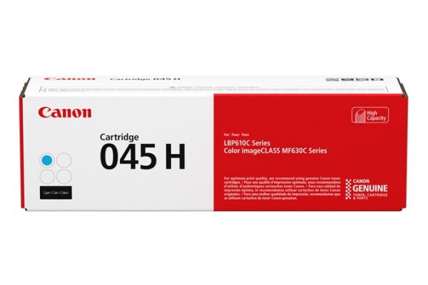 Toner Canon 045HC, cyan, 2200s, 1245C002, high capacity, Canon LBP613Cdw, 611Cn, MFP635Cx, 633Cdw, 631Cn, O