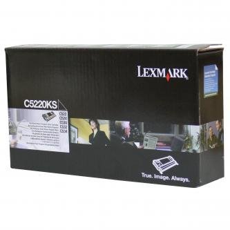 Lexmark oryginalny toner C5220KS. black. 4000s. return. Lexmark C522n. C524 C5220KS