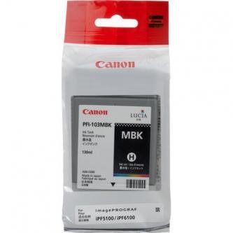 Canon oryginalny wkład atramentowy / tusz PFI103MB. matte black. 130ml. 2211B001. ploter iPF-5100. 6100 2211B001