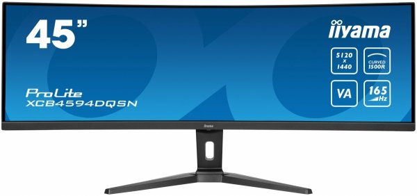 Monitor 44.5 cala XCB4594DQSN-B1 VA,DQHD,165HZ,USB-C-DOCK,RJ45,32:9,1500R,450cd/m2,3000:1,0.8ms,3xUSB,2xHDMI,1xDP,2x3W,PowerDelivery-90W