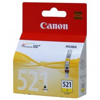 Canon oryginalny wkład atramentowy / tusz CLI521Y. yellow. 505s. 9ml. 2936B001. Canon iP3600. iP4600. MP620. MP630. MP980 2936B001